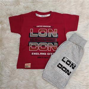 تیشرت شلوارک پسرانه نخی پنبه جنس اعلا