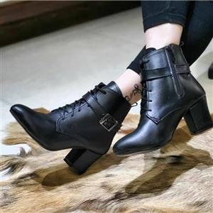 نیم بوت زنانه پاشنه 5 سانت 
