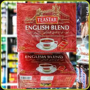 چای کیسه ای تی استار مخلوط انگلیسی 100 عددی سیلانی English bind teastar