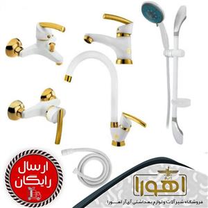 پک تنسو پلاس سفید طلایی مجموعه6عددی
