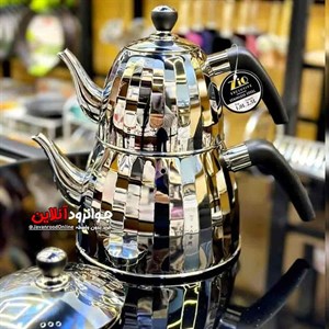 قوری کتری زیو ترک دسته طلایی