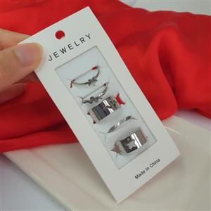 پک انگشتر هدیه نقره ای فری سایز بهترین کادو شیک و متفاوت