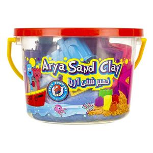 آریا شن جادویی آریا، با 12 قالب متنوع و ابزار مختلف شکل دهی خمیر شنی