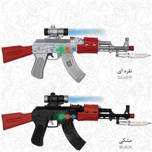 تفنگ کلاش اسباب بازی همراه با ویبره و نور و صدا