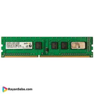 رم دسکتاپ اکستروم DDR3 دو طرف چیپ مدل AXTROM 4G 1600Mhz