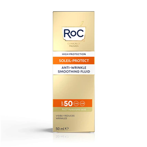 کرم ضد آفتاب و ضد چروک صورت RoC مدل SOLEIL PROTECT با SPF50 اصل فرانسه