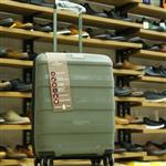 چمدان نشکن(100درصدPP) برند MANDIRO  تحت لیسانس اروپا رنگ طوسی سایز کابین