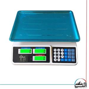 ترازو بدون علمک ظرفیت 40کیلو قطعه شمار
