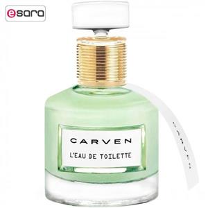 تستر ادو تویلت زنانه کارون مدل LEau de Toilette حجم 100 میلی لیتر Carven Le Eau De tester for Women 100ml 