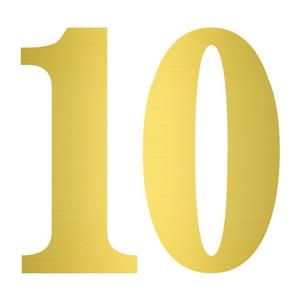 تابلو نشانگر کازیوه  طرح پلاک واحد شماره 10کد G 10