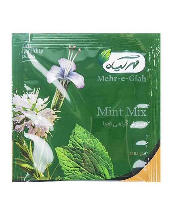 دمنوش گیاهی نعنا مهرگیاه بسته 14 عددی