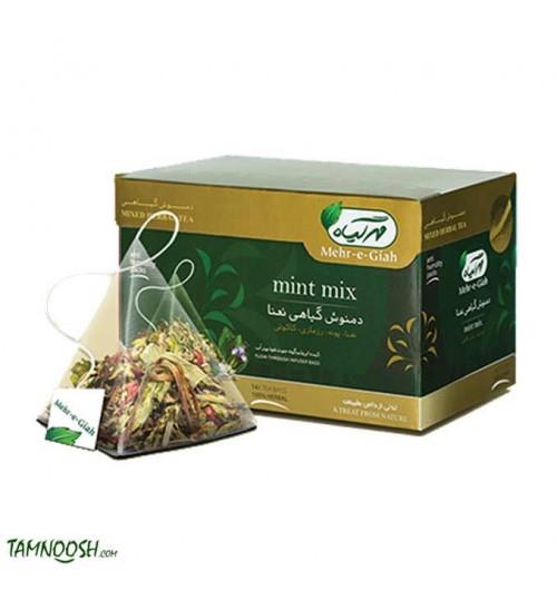 دمنوش گیاهی نعنا مهرگیاه بسته 14 عددی