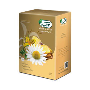 دمنوش گیاهی مخلوط بابونه مهرگیاه مقدار 75 گرم Mehre Giah Chamomile Mix Mixed Herbal Tea 75gr