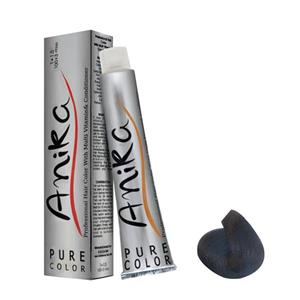 رنگ مو آنیکا سری Ash شماره 1.1حجم 100 میلی لیتر  رنگ مشکی پرکلاغی