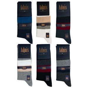 جوراب مردانه آدنیس مدل AS01 مجموعه 6 عددی 