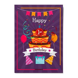 کارت پستال ویندی دیزاین مدل  POST 0016 تولدت مبارک