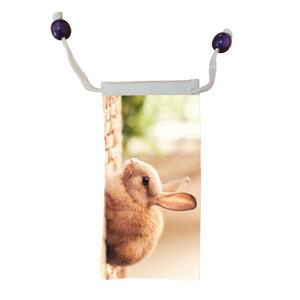 کاور عینک اطلس آبی طرح خرگوش مدل KE1209