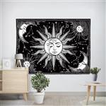 پوستر پارچه ای پرینتینگ لند طرح تپستری ماه و خورشید کد 185