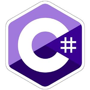 استیکر مدل C Sharp Icon - Dark Mode