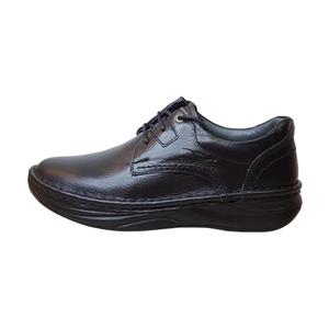 کفش طبی مردانه مدل چرم طبیعی دیتون رنگ مشکی