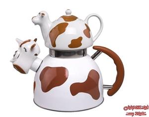 کتری قوری پرانی طرح گاو مدل 161 Perani 161 Kettle And Teapot Set