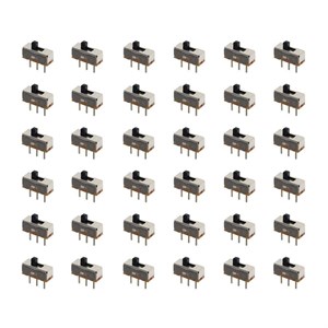 کلید کشویی مینیاتوری دو حالته مدل KM-KV01D بسته 36 عددی