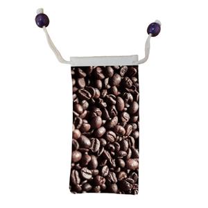 کاور عینک اطلس آبی طرح قهوه مدل KE1126