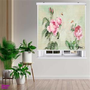 پرده زبرا زیو مدل سیلوئت 3D1528 سایز 150x150 سانتی متر