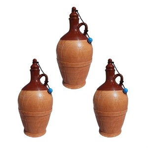 کوزه سفالی مدل سنتی کد 44 بسته 3 عددی