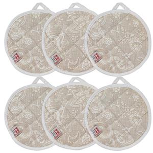 دستگیره منسوجات خسروشاهی برتر مدل گرد کد DGM154 بسته 6 عددی