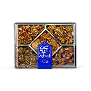 سوهان عسلی پنج مغز پذیرایی - 500 گرم