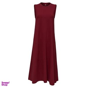 پیراهن زنانه ساروک مدل PRZBO کد 04 رنگ زرشکی