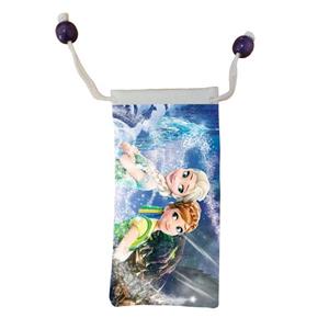 کاور عینک اطلس آبی طرح کارتون فروزن آنا و السا مدل KE1275