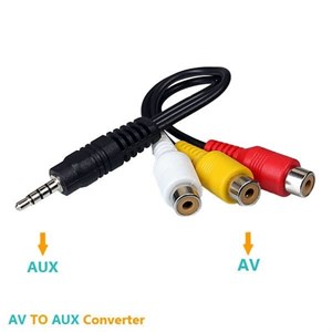 کابل تبدیل AUX به RCA مدل EG طول 0.1 متر