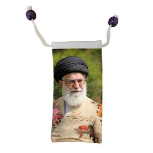 کاور عینک اطلس آبی تصویر آیت الله خامنه ای مدل KE1237