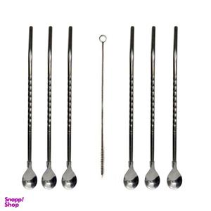 قاشق شربت خوری یونیک لایف مدل 007 مجموعه 7 عددی