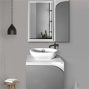 روشویی کابینتی مدل 2014 سفید طوسی تمام پی وی سی ضد آب ارسال به سراسر ایران