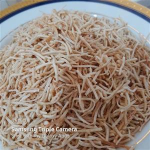 رشته پلویی محلی تفت داده شده، بسته بندی 1 کیلویی آماده مصرف