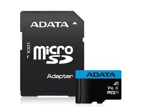کارت حافظه microSDXC ای دیتا مدل Premier V10 A1 کلاس 10 استاندارد UHS-I سرعت 100MBps ظرفیت 128 گیگابایت به همراه آداپتور