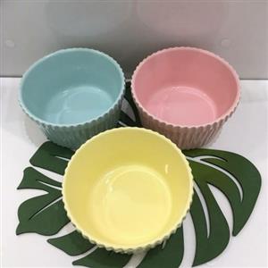 کاسه آبگوشت دیاموند رنگی 3تایی