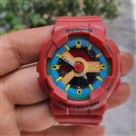 ساعت مچی پسرانه و دخترانه کاسیو جی شاک بند و بدنه رزین casio g_shock