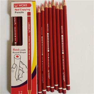 مداد قرمز ووک جنس عالی گرد(چوبی)