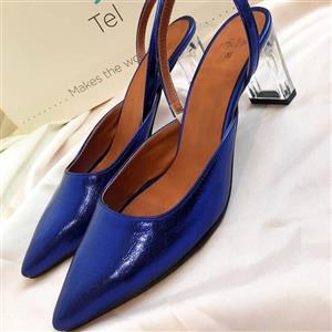 کفش مجلسی زنانه مدل پاشنه شیشه ای