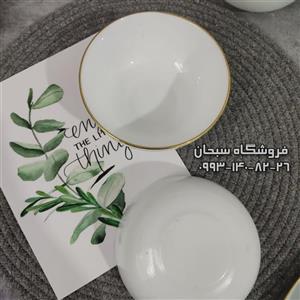کاسه آبگوشت خوری لب طلا گلدن اوپال