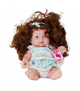 عروسک دختر خردسال با موهای فرفری کد qeshm013