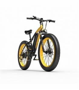 دوچرخه برقی مدل GF600-Yellow برند GOGOBEST ترمز دیسکی 