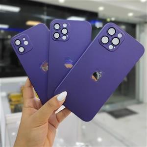 قاب PC مات محافظ لنز دار iPhone 12 ProMax