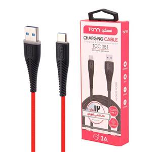 کابل تبدیل USB به Type-C تسکو مدل TCC 351 طول 1 متر