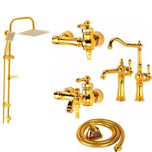 ست شیرالات رز مدل تینا رویال مجموعه 6 عددی