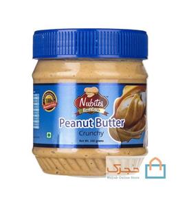 کره بادام زمینی کرانچی نوباتز مقدار 340 گرم Nubites Peanut Butter Crunchy 340gr